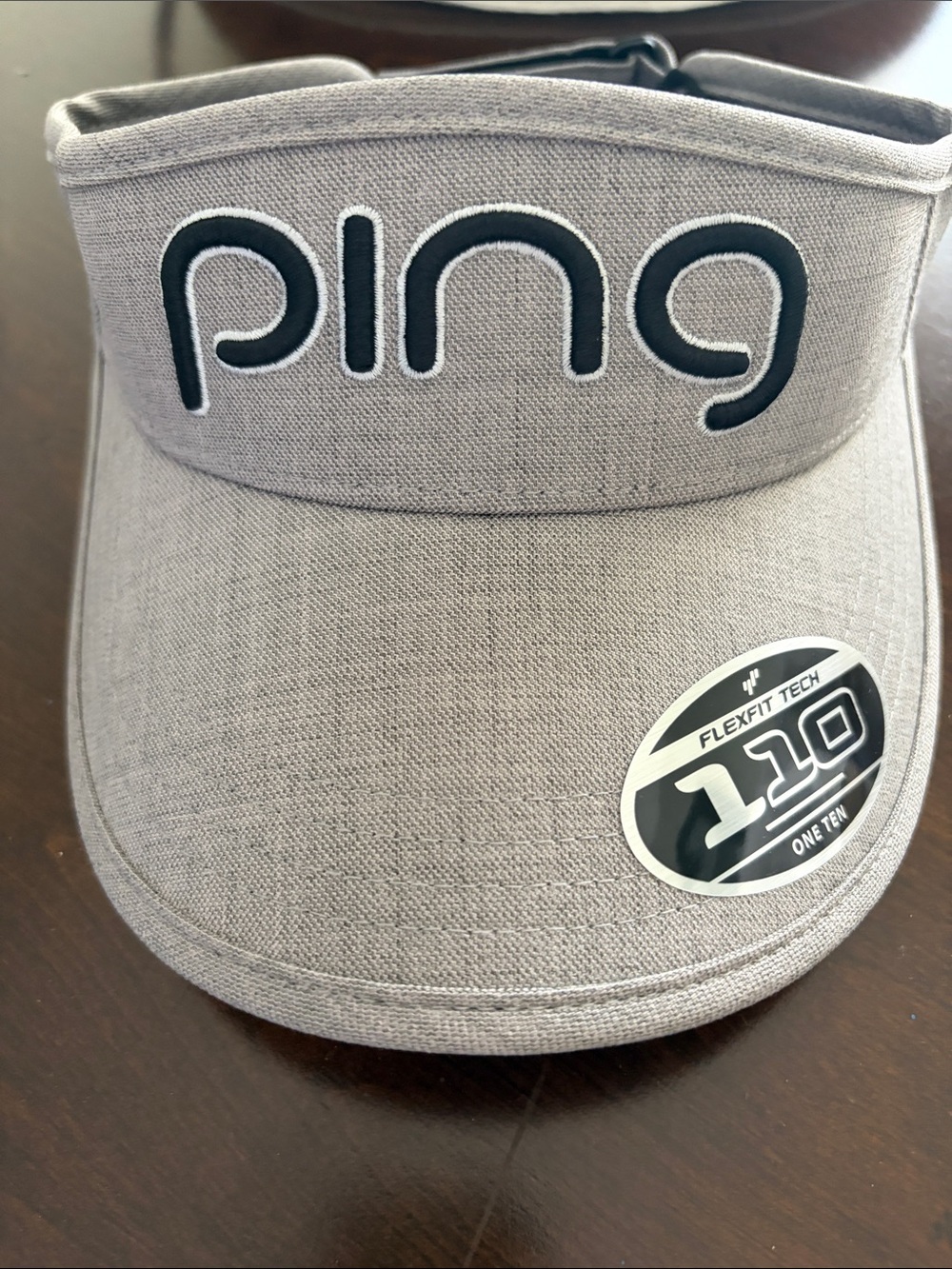 Ping Tour Ladies Gray Visor with Black Embroidered Logo